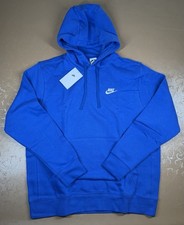 Nike Sportswear Club Fleece Pullover Hoodie Blue Men's Small