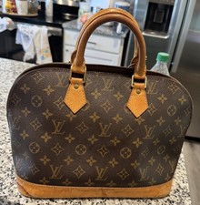 Louis Vuitton Alma GM Monogram Vernis Bleu Nuit — listing 5