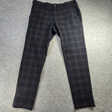 Zara Men's Plaid Check Chino Trousers, Size XL — listing 5