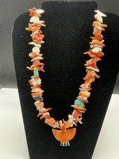 Vintage Zuni Two-Strand Carved Fetish Necklace with Multi-Stone Animal Figures — listing 4