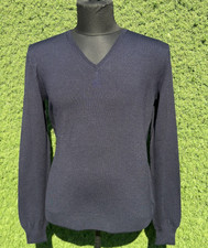Prada Milano Black Virgin Wool Knit Sweater Pants, Size 52 — listing 4