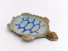 Handmade Stoneware Sea Turtle Trinket / Spoon Rest Dish — listing 3