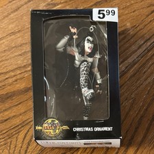KISS Christmas Ornaments by Kurt S. Adler - Gene Simmons (The Demon) & Ace Frehley (The Spaceman), Set of 2 — listing 6
