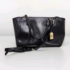Ralph Lauren Black Saffiano Leather Tote Bag — listing 4