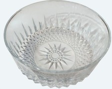 Arcoroc France Diamant Starburst Cut Glass Dessert Bowl 5" — listing 4