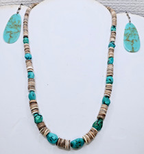 Southwestern Turquoise Nugget Necklace, Bracelet & Sterling Ring Set — listing 5