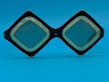 Vintage French Sunglasses with Grey Lenses and Gold Rims, Size 49/000
