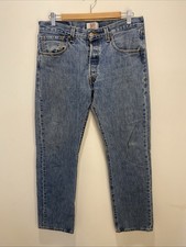 Levi's 501 Original Fit Button-Fly Jeans, Light Wash Blue, W33 L34 — listing 2