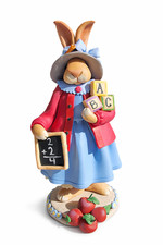Miniature Yixing-Style Zisha Clay Seated Rabbit Figurine — listing 2