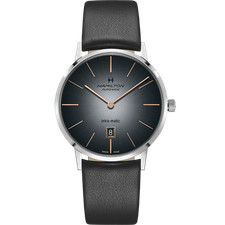 Hamilton American Classic Intra-Matic Automatic Watch with Brown Leather Strap — listing 4
