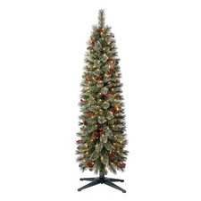 Home Heritage 5 ft Cashmere Artificial Christmas Tree with Color-Changing LED Lights — listing 2