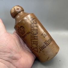 Antique Salt-Glazed Stoneware Ginger Beer / Ale Bottle, Blob-Top — listing 6