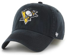 Pittsburgh Penguins '47 Brand NHL Adjustable Dad Hat, Cream/White — listing 6