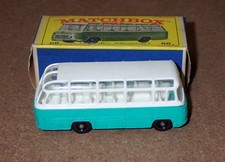Matchbox Superfast No. 68 Mercedes Coach Bus, Maroon/White with Green Windows