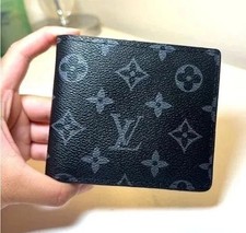 Louis Vuitton Monogram Canvas Hard-Sided Suitcase / Briefcase Trunk with Leather Trim and Brass Latches — listing 3