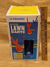 Vintage 1970s Lawn Darts Set Complete in Original Box with Target Rings — listing 2