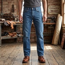 Levi's Premium 501 Straight-Leg Jeans, Medium Wash