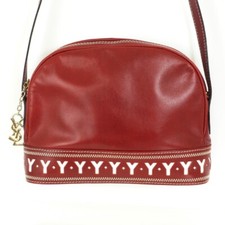 YSL quilted Vintage Yves Saint Laurent Diagonal Quilted Suede Crossbody Shoulder Bag — listing 5