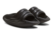 Balmain Black Leather Padded Slide Sandals, listing 6