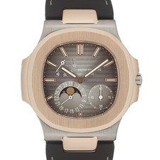 Patek Philippe Nautilus 5711 Style Watch (Replica), Black Dial, Stainless Steel — listing 4