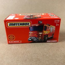 Matchbox Superfast No. 22 Blaze Buster Fire Engine, Red with Yellow Ladder — listing 4