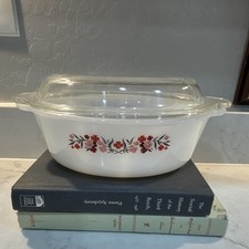 Fire-King Clear Glass Casserole Bowl with Tab Handles, 1 Quart (7.5" x 2.5") — listing 3