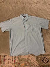 Cinch Western Button-Up Shirt, Teal Geometric Diamond Print, Men's XL — listing 4