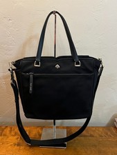 Kate Spade New York Black Nylon Tote Bag with Leather Trim — listing 2