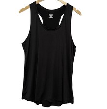 Athletic Works Black Racerback Tank Top with Mesh Back, Size L/G (12-14) — listing 4