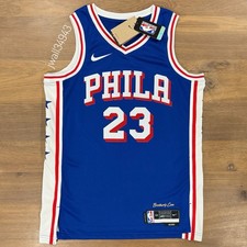 Nike Philadelphia 76ers NBA Authentics Swingman Shorts, Navy, Size 38 (L)