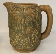 Weller Pottery Marvo Pitcher with Embossed Fern and Foliage Design — listing 6
