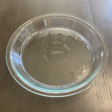 Pyrex Clear Glass Pie Plate with Fluted Rim — listing 6