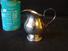 Vintage Silver Plate Melon-Fluted Cream Jug / Milk Creamer EPNS — listing 4