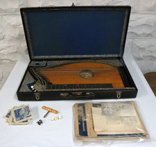 Antique Concert Zither with Fretted Fingerboard in Original Case — listing 4