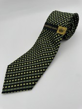 Countess Mara All Silk Necktie, Gold/Grey/Burgundy Abstract Leaf Pattern — listing 3