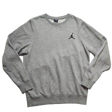 Jordan Jumpman Photo Graphic Fleece Crewneck Sweatshirt, Black, Size XXL