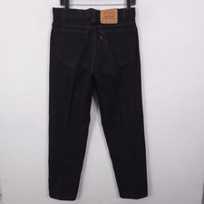 Vintage Levi's 550 Black Denim Jeans, Made in USA, W33 L32 — listing 3