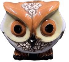 Figural Owl Porcelain Trinket Box with Gold Accents — listing 6