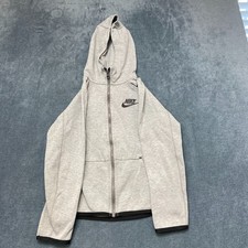 Nike Sportswear Club Fleece Full-Zip Hoodie, Grey, Women's Size S — listing 2