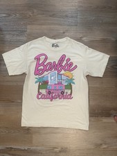Barbie Repeating Glitter Logo Women's Graphic T-Shirt, Gray, Size M — listing 6