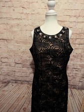 Jessica Howard Evenings Black & White Polka Dot Strapless Tulle Cocktail Dress, Size 12 — listing 5