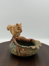 Weller Woodcraft Bowl with Leaves and Berries, 7 inch