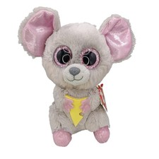 TY Beanie Boo White Mouse Ballerina Plush with Pink Tutu and Glitter Eyes — listing 4