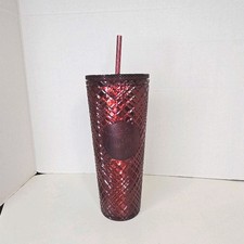 Starbucks 2023 Holiday Stainless Steel Tumbler 24 oz, Ornaments & Fireworks Design, listing 3
