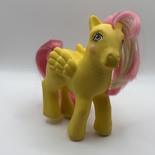 Vintage My Little Pony G1 Teal Earth Pony with Purple Hair and Yellow Triangle Symbol — listing 4