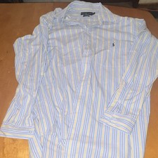 Ralph Lauren Blake Plaid Cotton Button-Down Dress Shirt XL