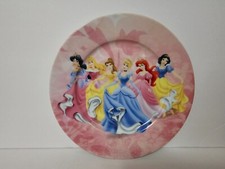 Disney Princess Pink Ceramic Plate Featuring Six Princesses — listing 2