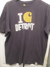 Carhartt N°89 Detroit Graphic Black T-Shirt, Vintage Style Retro, Size L — listing 3