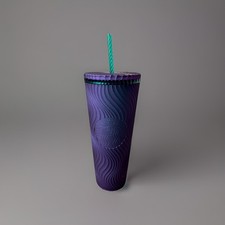 Starbucks Black Glitter Double-Wall Cold Cup Tumbler with Lid and Straw