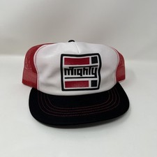 Mighty Auto Parts Black Mesh-Back Trucker Snapback Hat